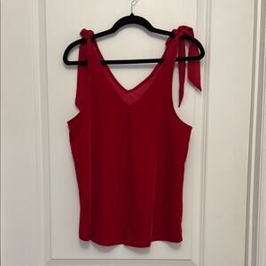 Cupshe Res Sleeveless Tie sleeves Tank Top NWOT